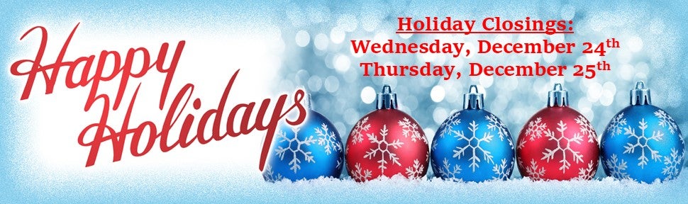 Holiday Closings