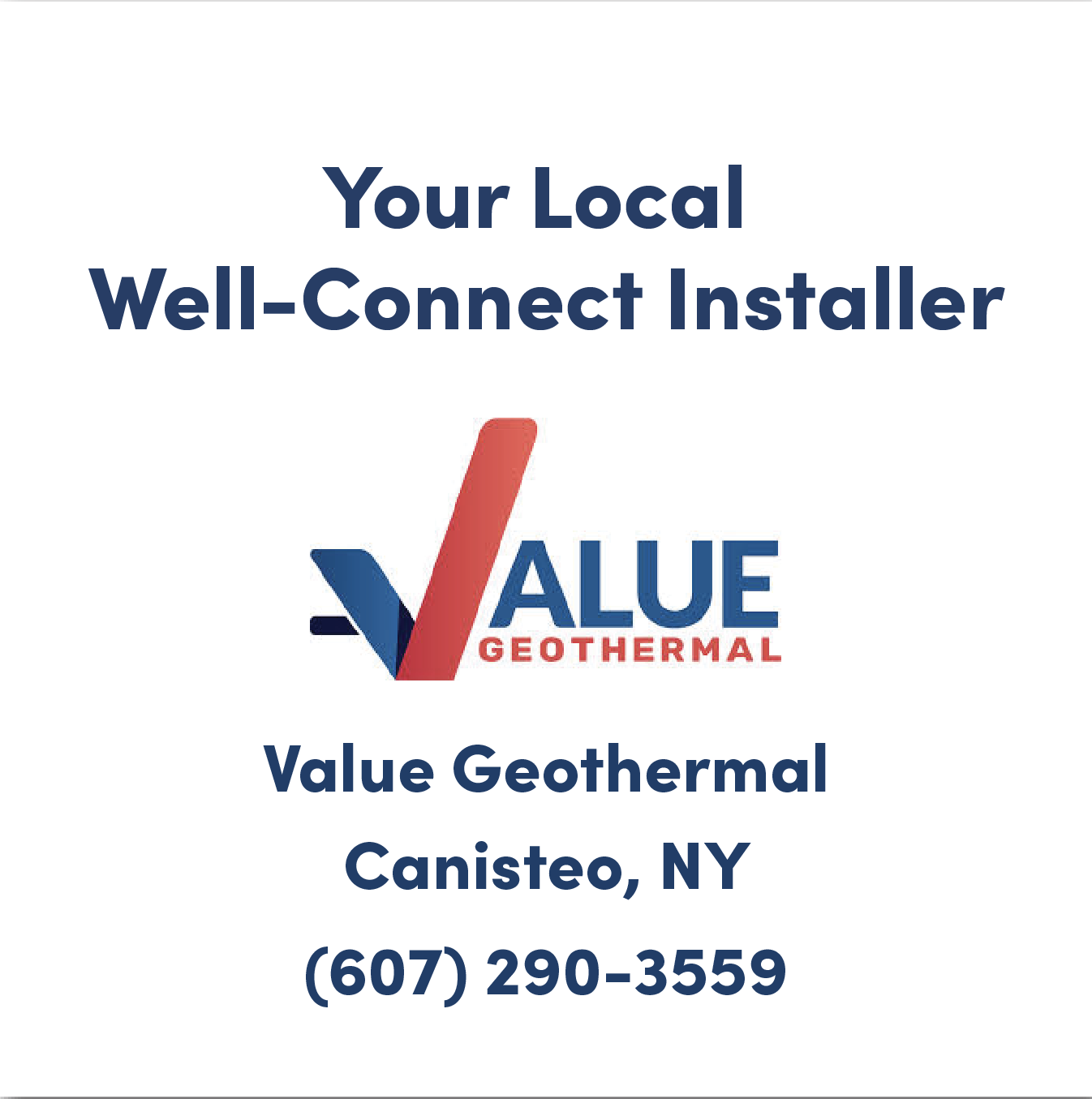 Your Local Well-Connect Installer