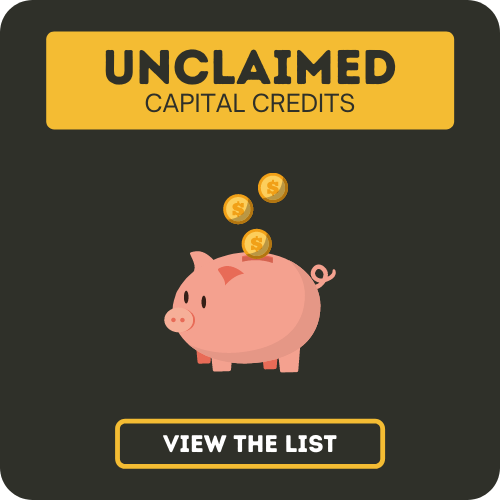 Unclaimed Capital Credits - Is your name on the list?